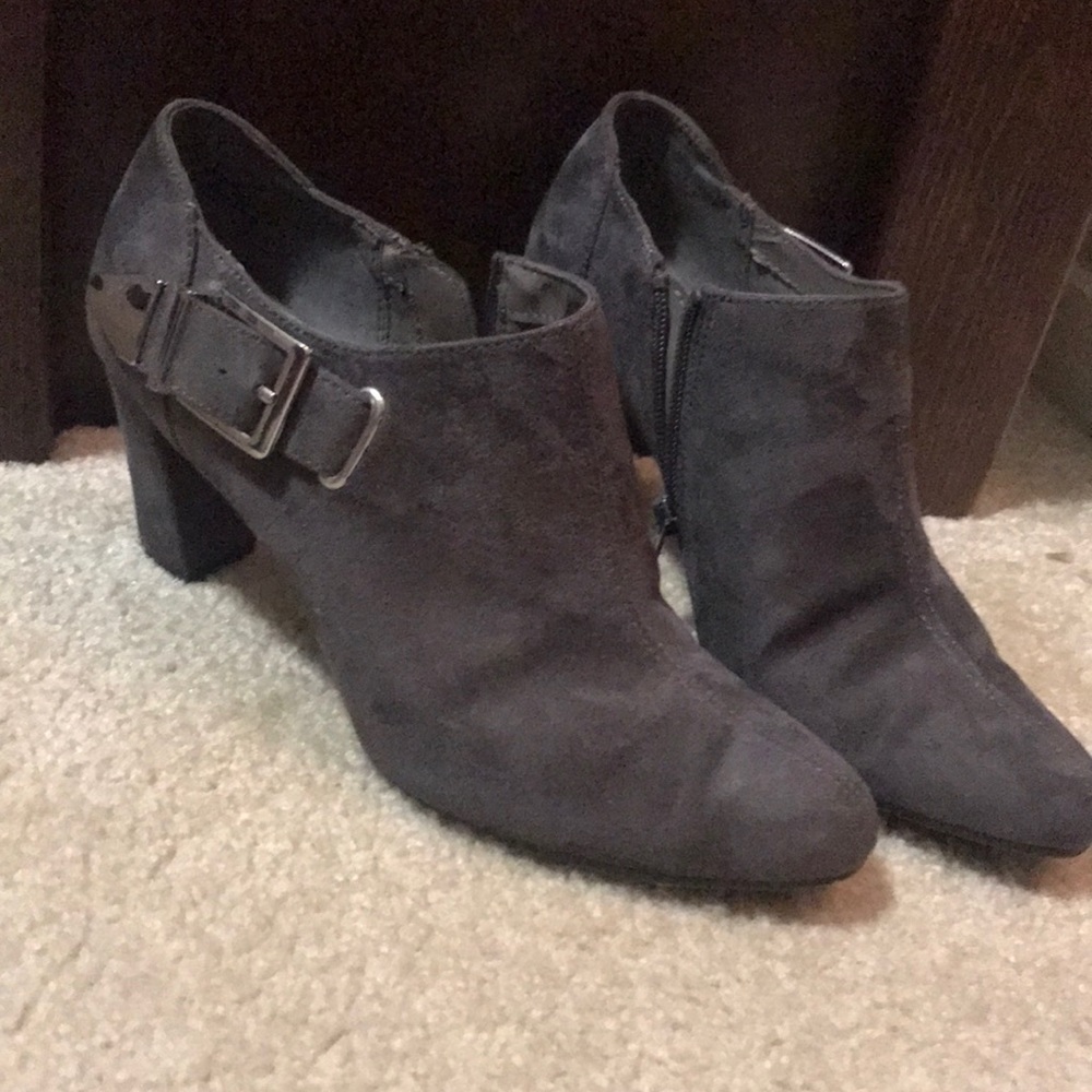 Grey booties